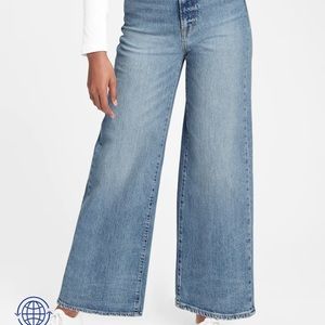 Gap Sky High Wide Leg Trouser Jeans 14 Tall